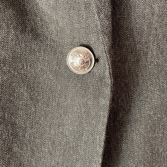 Kenneth Cole Select Charcoal Blazer‎ Size S - Picture 4 of 5